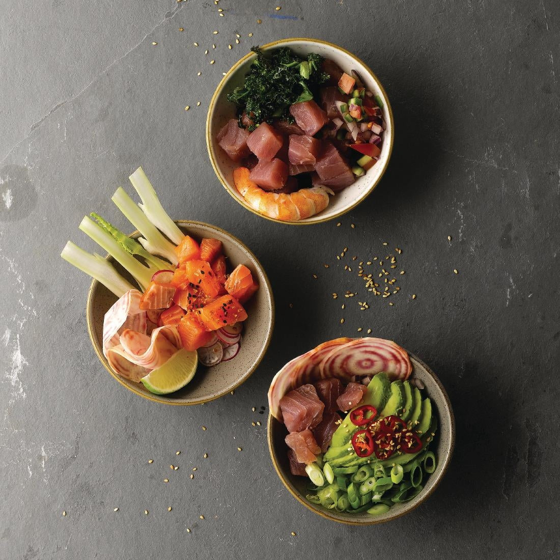 FA581 Churchill Stonecast Shallow Bowls Grey 7oz 116mm (Pack of 12) JD Catering Equipment Solutions Ltd