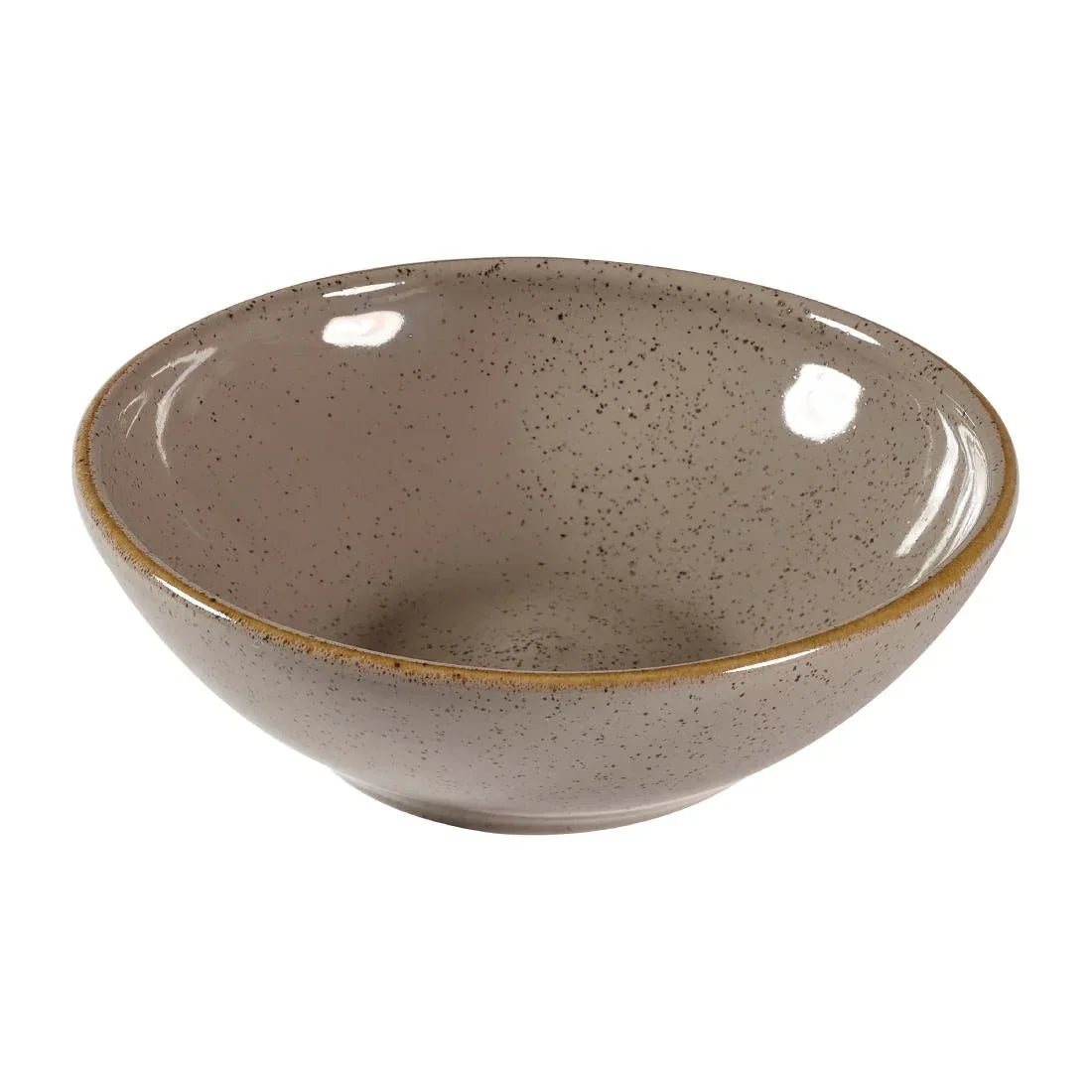 FA582 Churchill Stonecast Shallow Bowls Grey 9oz 130mm (Pack of 12) - JD Catering Equipment Solutions Ltd