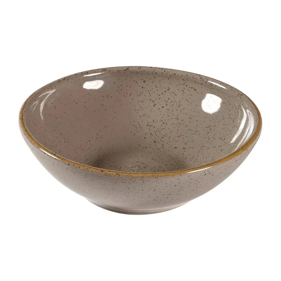 FA582 Churchill Stonecast Shallow Bowls Grey 9oz 130mm (Pack of 12) - JD Catering Equipment Solutions Ltd