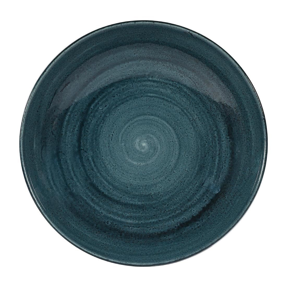 FA592 Churchill Stonecast Patina Coupe Bowls Rustic Teal 40oz 248mm (Pack of 12) JD Catering Equipment Solutions Ltd