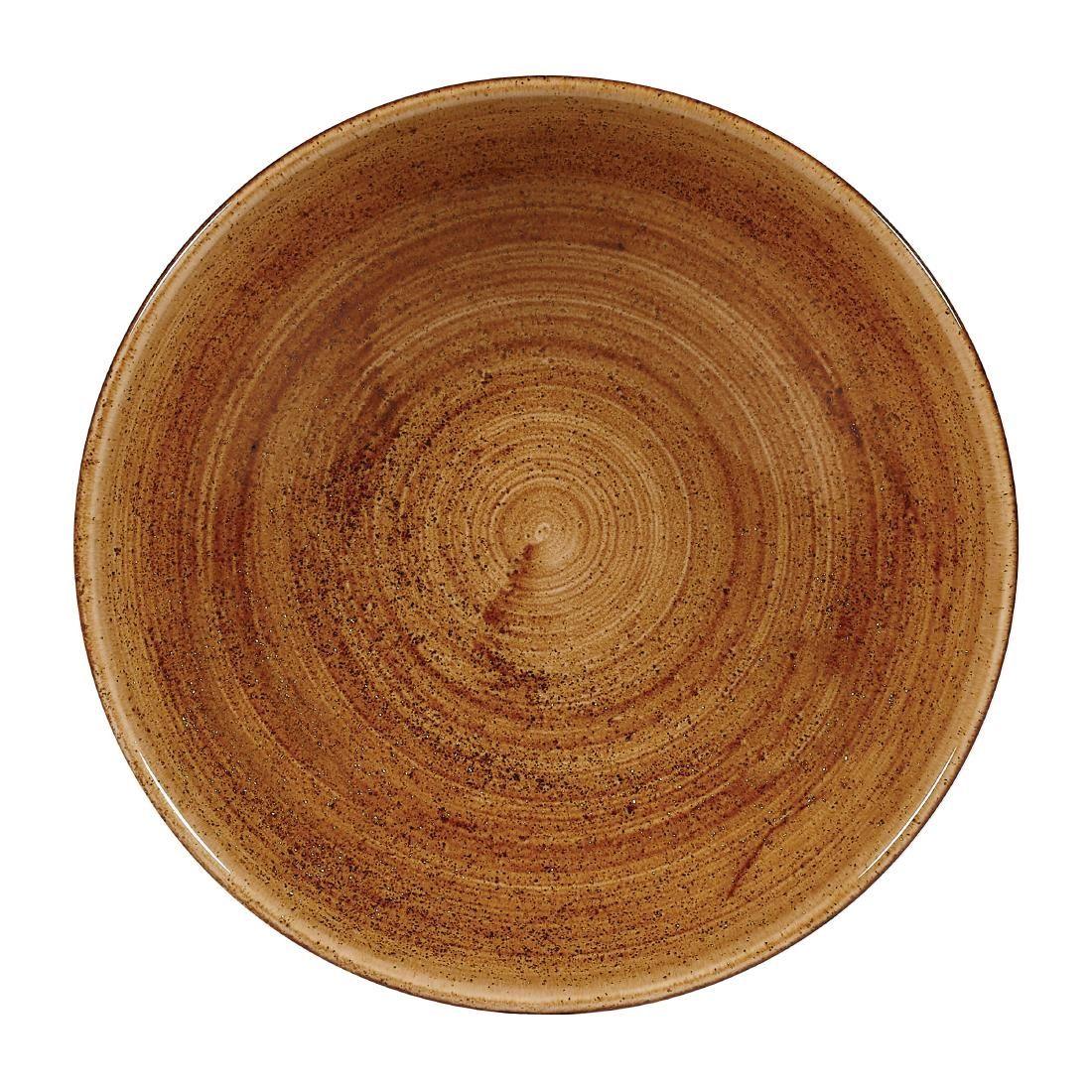 FA601 Churchill Stonecast Patina Coupe Bowls Vintage Copper 15oz 182mm (Pack of 12) - JD Catering Equipment Solutions Ltd