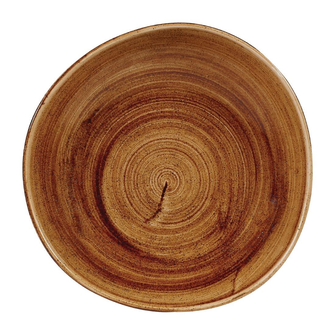 FA606 Churchill Stonecast Patina Organic Round Bowls Vintage Copper 38oz 253mm JD Catering Equipment Solutions Ltd