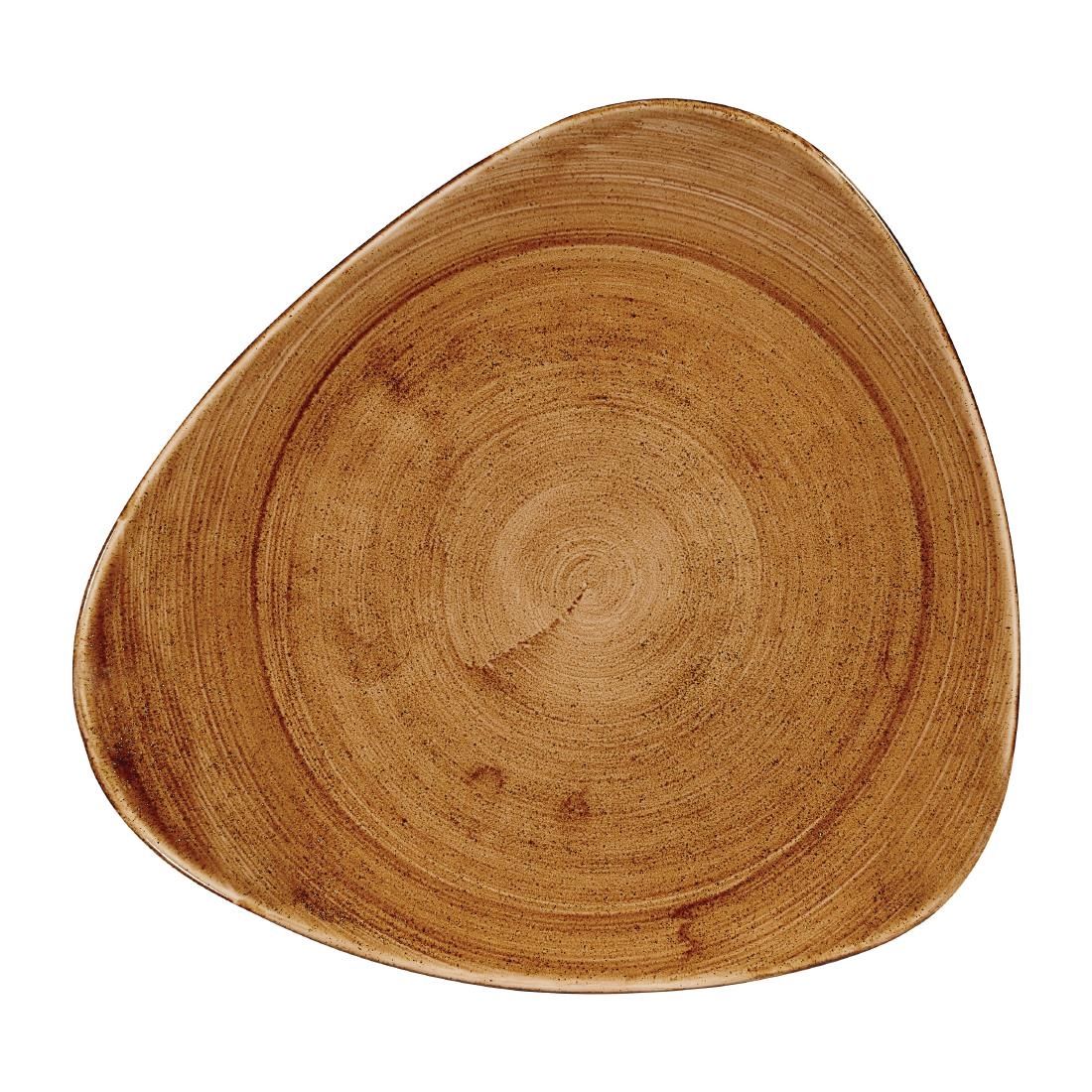 FA607 Churchill Stonecast Patina Triangular Plates Vintage Copper 311mm (Pack of 6) JD Catering Equipment Solutions Ltd