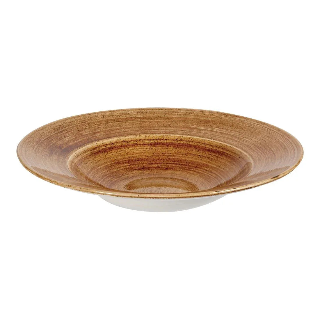 FA609 Churchill Stonecast Patina Wide Rim Bowls Vintage Copper 16.5oz 280mm - JD Catering Equipment Solutions Ltd
