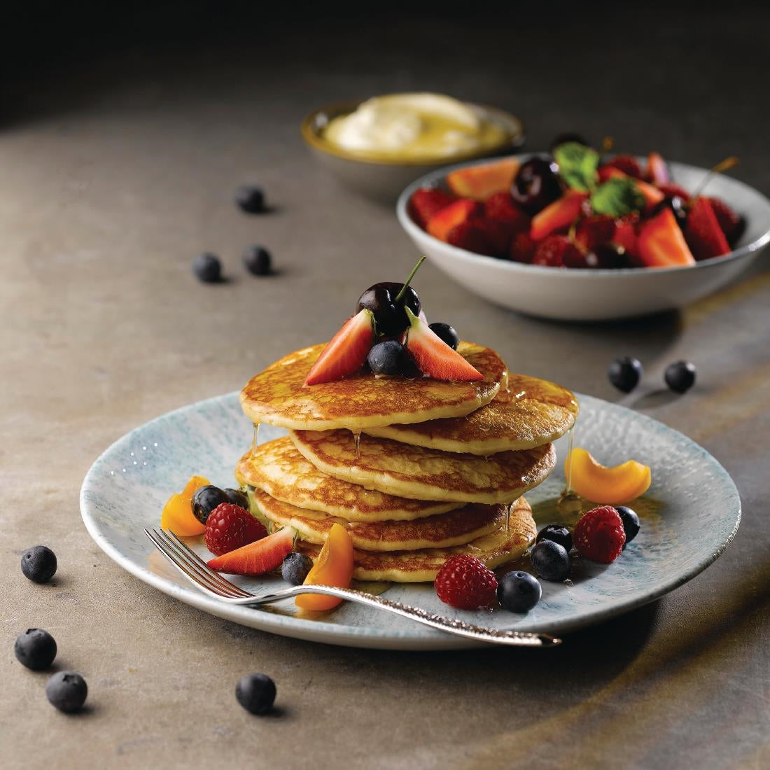 FA620 Churchill Stone Coupe Plates Aquamarine 260mm (Pack of 12) JD Catering Equipment Solutions Ltd