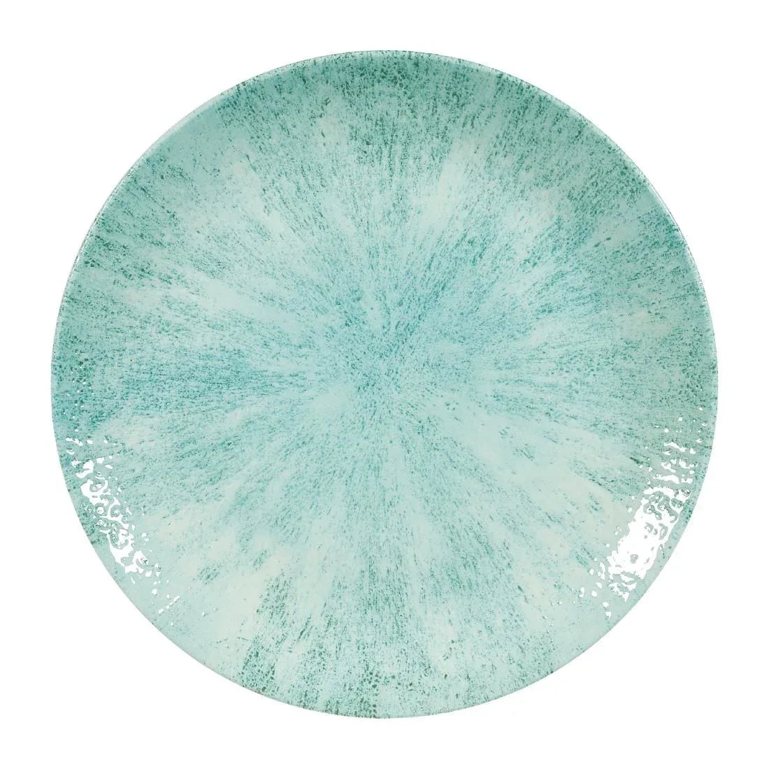 FA620 Churchill Stone Coupe Plates Aquamarine 260mm (Pack of 12) - JD Catering Equipment Solutions Ltd
