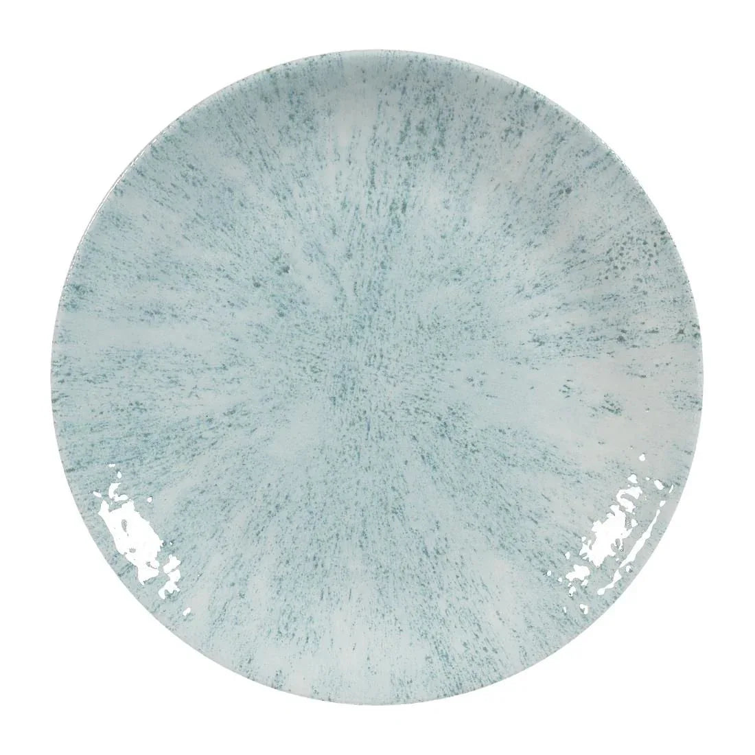 FA624 Churchill Stone Coupe Plates Aquamarine 165mm (Pack of 12) - JD Catering Equipment Solutions Ltd