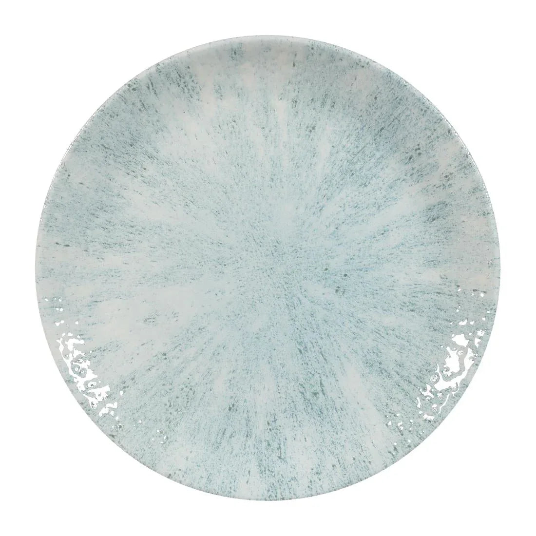 FA625 Churchill Stone Coupe Plates Aquamarine 217mm (Pack of 12) - JD Catering Equipment Solutions Ltd