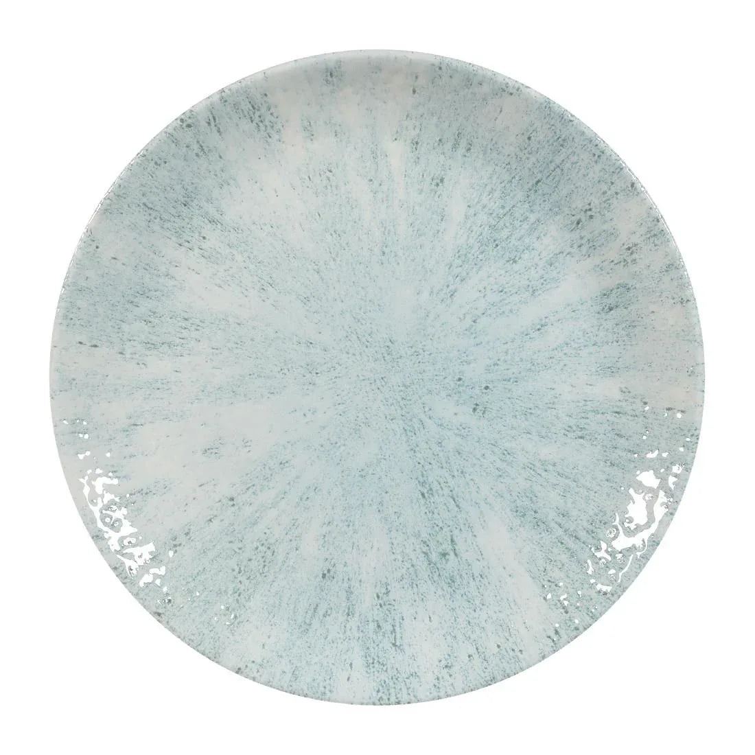 FA625 Churchill Stone Coupe Plates Aquamarine 217mm (Pack of 12) - JD Catering Equipment Solutions Ltd