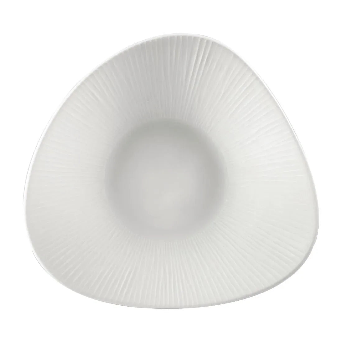 FA630 Churchill Bamboo Triangle Shallow Bowls 210mm (Pack of 12) - JD Catering Equipment Solutions Ltd