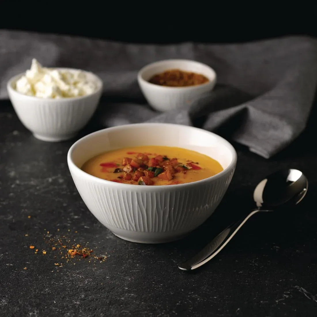 FA637 Churchill Bamboo Dip Pots 85mm 4oz (Pack of 24) - JD Catering Equipment Solutions Ltd