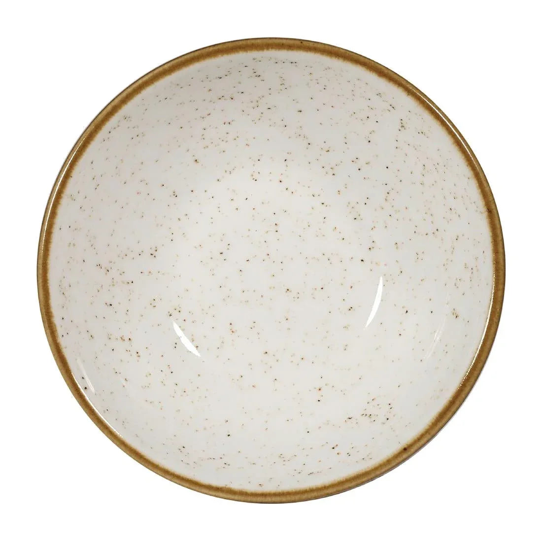 FA640 Churchill Stonecast Shallow Bowls Barley White 7oz 116mm (Pack of 12) - JD Catering Equipment Solutions Ltd
