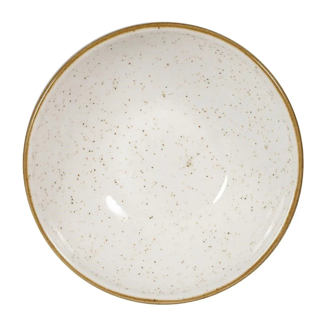 FA641 Churchill Stonecast Shallow Bowls Barley White 9oz 130mm (Pack of 12) - JD Catering Equipment Solutions Ltd