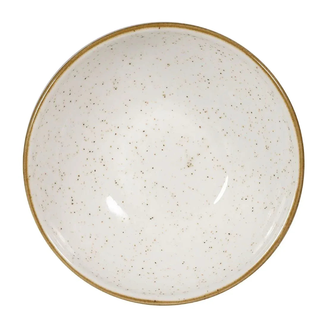 FA641 Churchill Stonecast Shallow Bowls Barley White 9oz 130mm (Pack of 12) - JD Catering Equipment Solutions Ltd