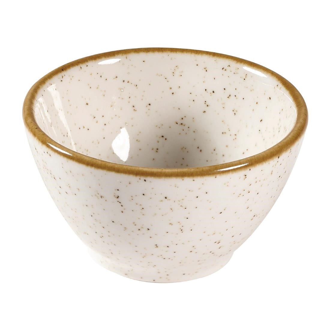 FA643 Churchill Stonecast Dip Pots Barley White 2oz 70mm (Pack of 12) JD Catering Equipment Solutions Ltd