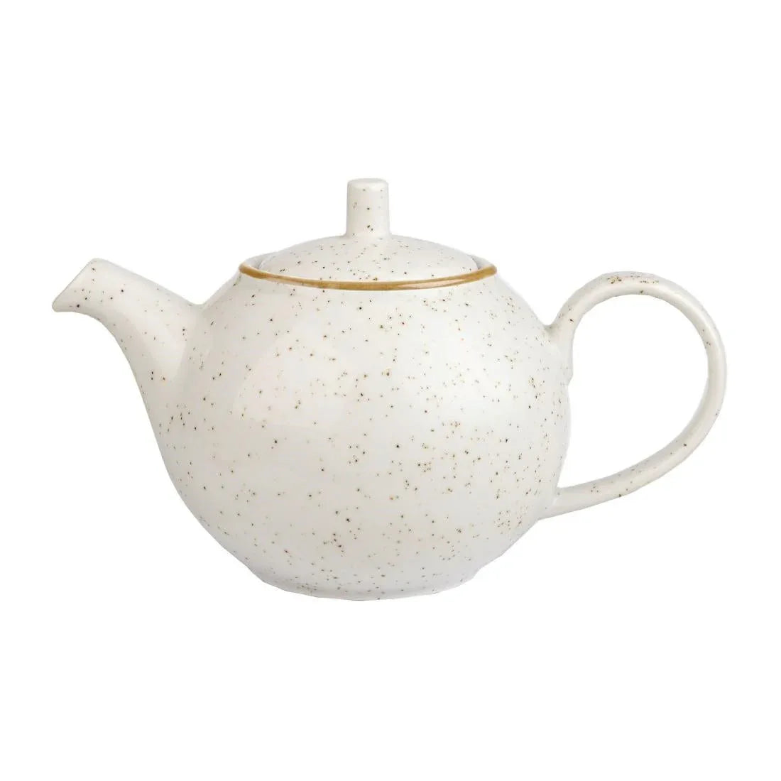 FA647 Churchill Stonecast Beverage Pots Barley White 852ml (Pack of 4) - JD Catering Equipment Solutions Ltd