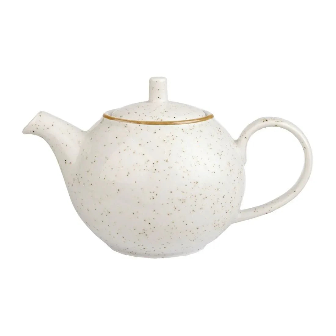 FA647 Churchill Stonecast Beverage Pots Barley White 852ml (Pack of 4) - JD Catering Equipment Solutions Ltd