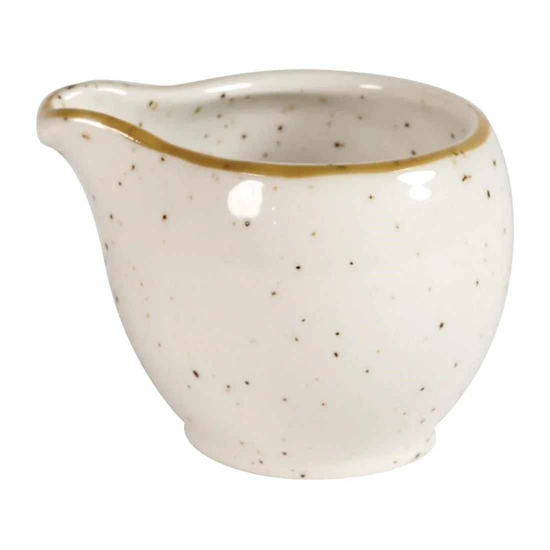 FA648 Churchill Stonecast Jugs Barley White 2oz 50mm (Pack of 12) - JD Catering Equipment Solutions Ltd