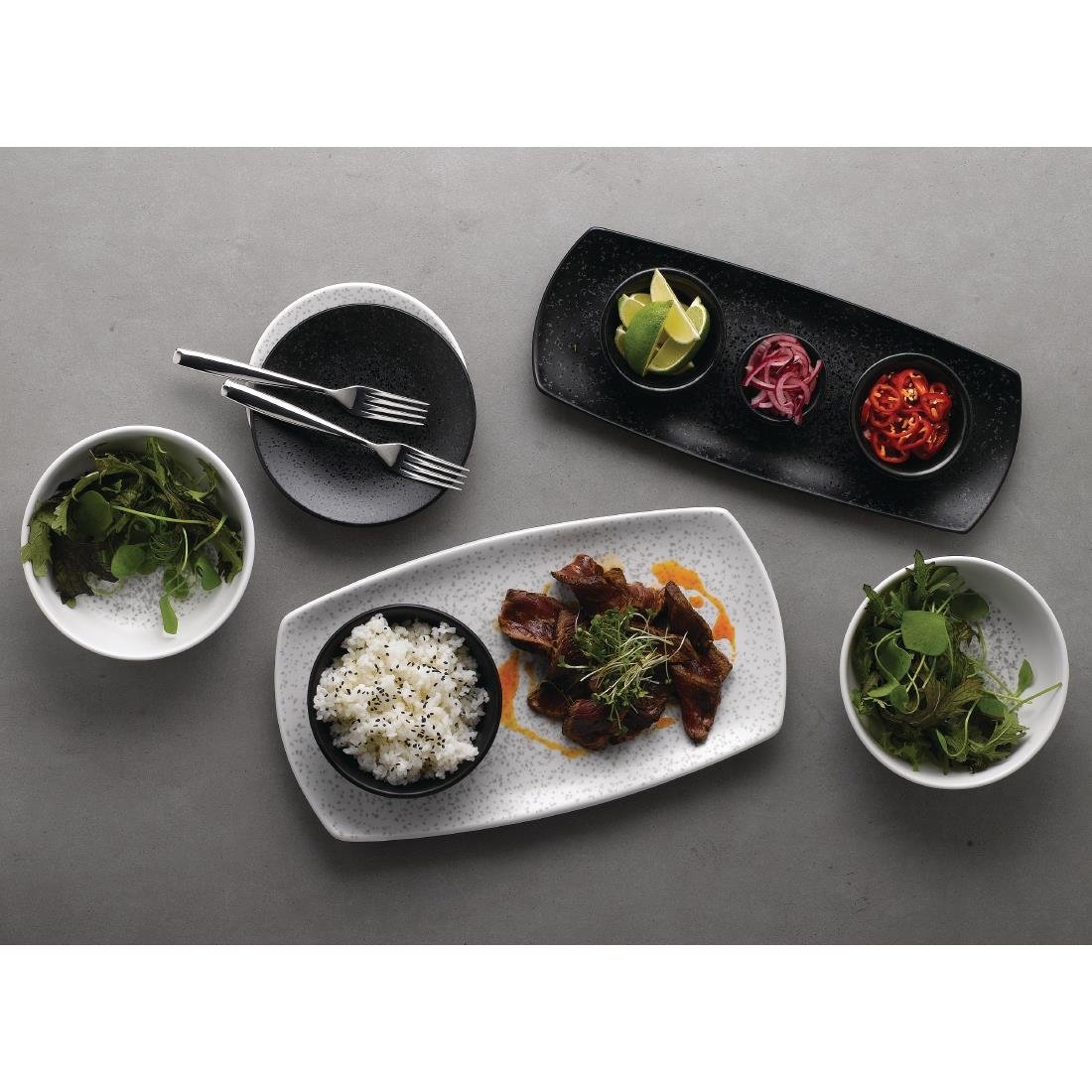 FA650 Churchill Menu Shades Caldera Coupe Plates Chalk White 155mm (Pack of 6) JD Catering Equipment Solutions Ltd