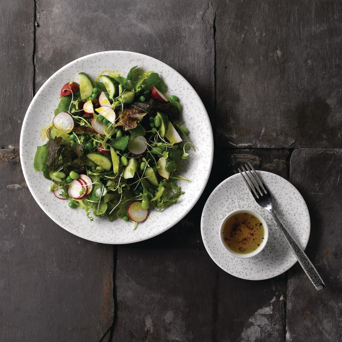 FA652 Churchill Menu Shades Caldera Coupe Plates Chalk White 270mm (Pack of 6) JD Catering Equipment Solutions Ltd