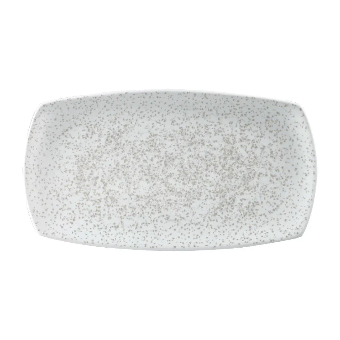 FA653 Churchill Menu Shades Caldera Rectangular Plates Chalk White 190 x 355mm - JD Catering Equipment Solutions Ltd