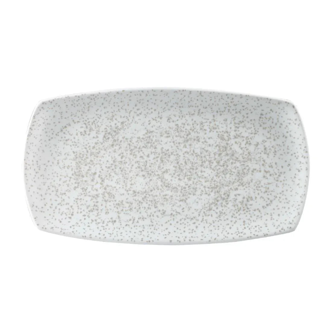 FA653 Churchill Menu Shades Caldera Rectangular Plates Chalk White 190 x 355mm - JD Catering Equipment Solutions Ltd