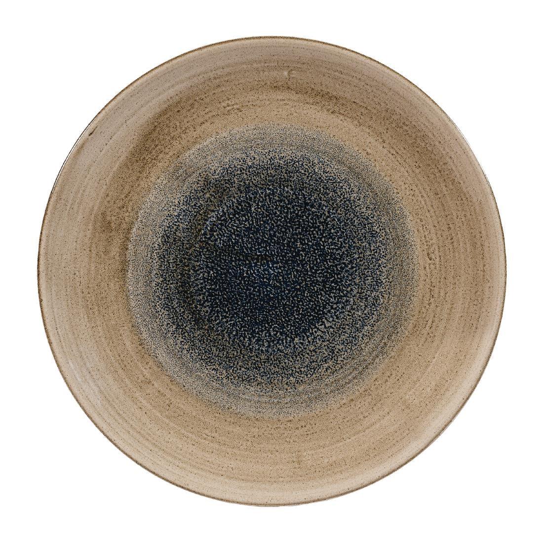 FA657 Churchill Stonecast Aqueous Coupe Plates Bayou Taupe 260mm (Pack of 12) - JD Catering Equipment Solutions Ltd