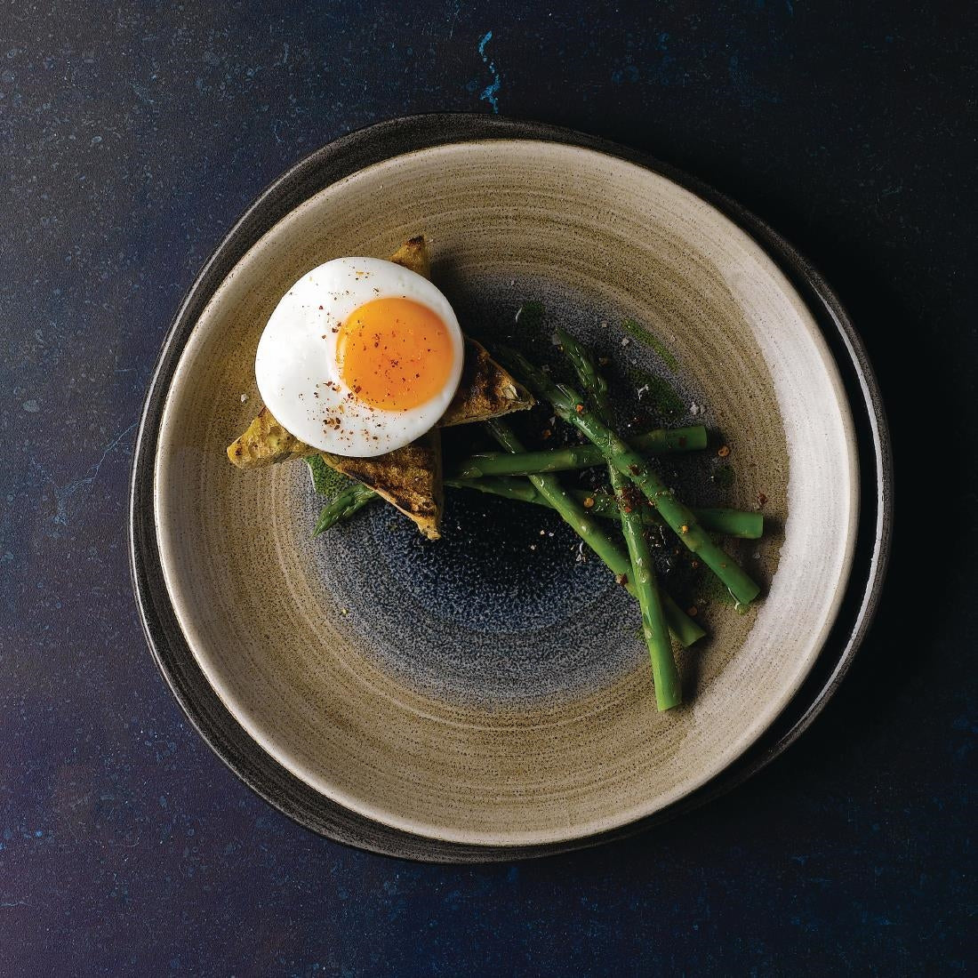 FA657 Churchill Stonecast Aqueous Coupe Plates Bayou Taupe 260mm (Pack of 12) JD Catering Equipment Solutions Ltd