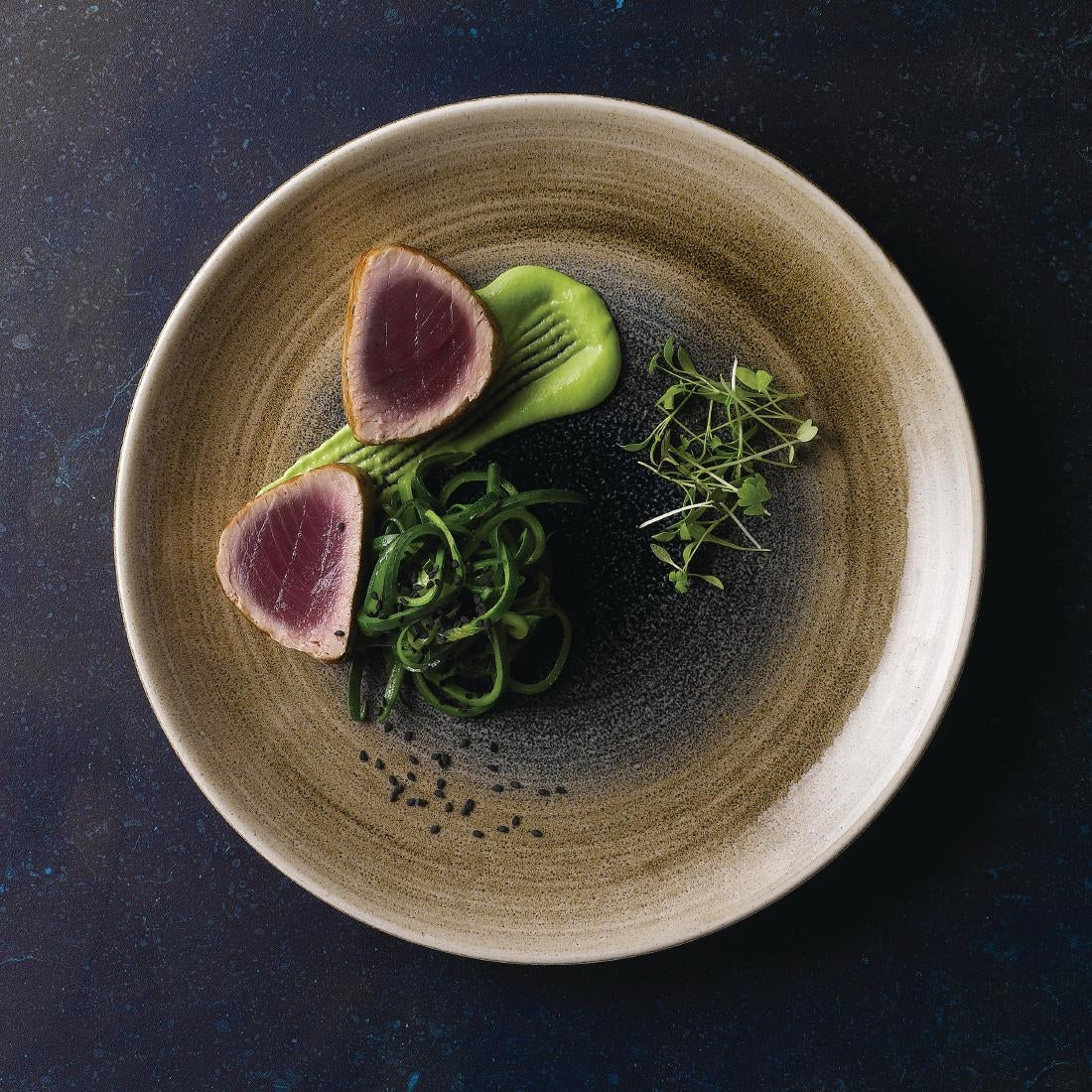 FA658 Churchill Stonecast Aqueous Coupe Plates Bayou Taupe 288mm (Pack of 12) JD Catering Equipment Solutions Ltd