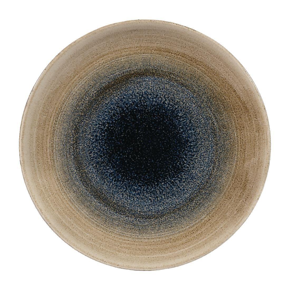 FA660 Churchill Stonecast Aqueous Coupe Plates Bayou Taupe 217mm (Pack of 12) - JD Catering Equipment Solutions Ltd