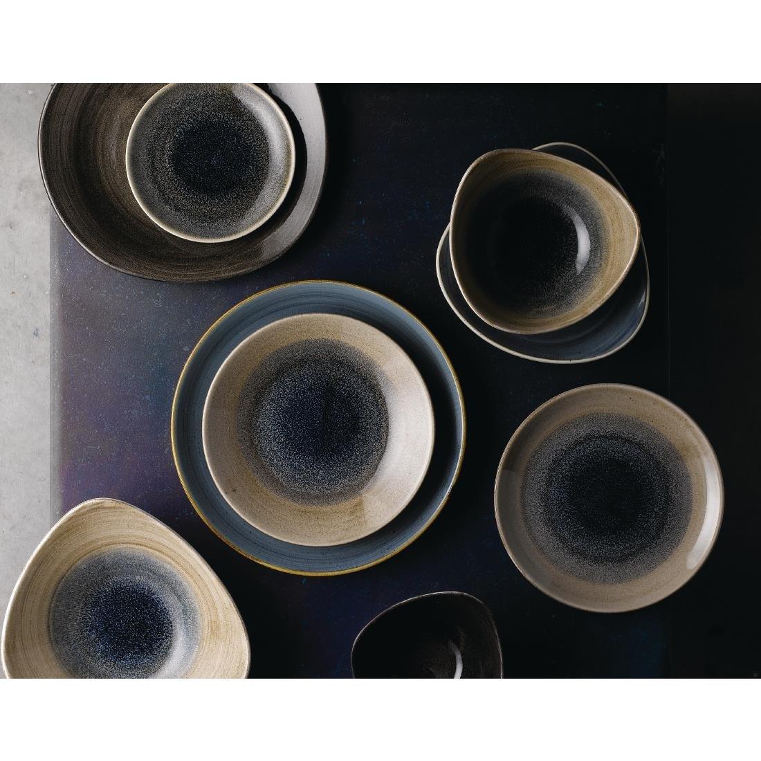 FA662 Churchill Stonecast Aqueous Deep Coupe Plates Bayou Taupe 255mm (Pack of 12) - JD Catering Equipment Solutions Ltd