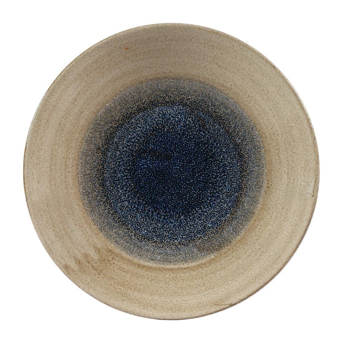 FA662 Churchill Stonecast Aqueous Deep Coupe Plates Bayou Taupe 255mm (Pack of 12) - JD Catering Equipment Solutions Ltd