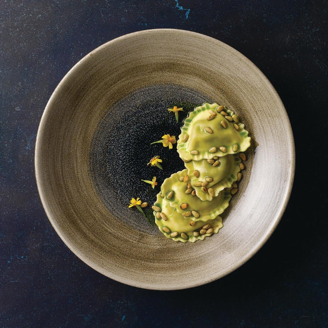 FA663 Churchill Stonecast Aqueous Deep Coupe Plates Bayou Taupe 281mm (Pack of 12) JD Catering Equipment Solutions Ltd