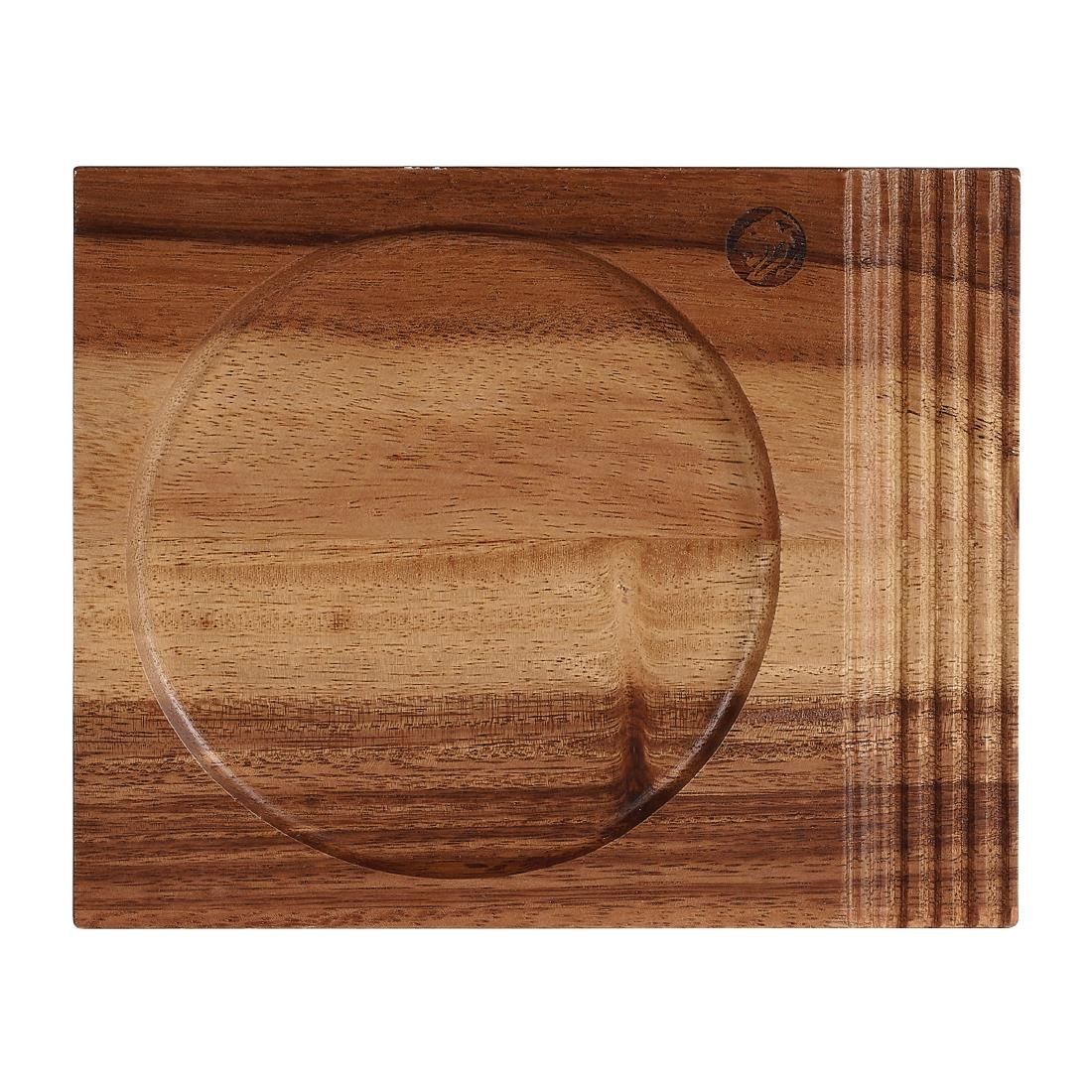 FA670 Churchill Alchemy Wood Single Handled Boards 177 x 142mm (Pack of 4) JD Catering Equipment Solutions Ltd