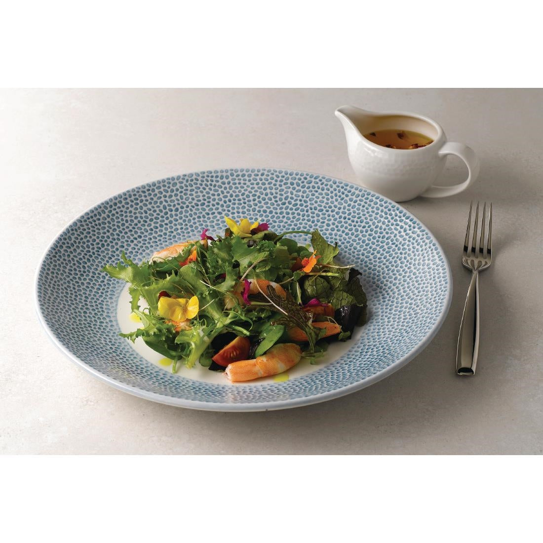 FA686 Churchill Isla Deep Coupe Plates Ocean Blue 281mm (Pack of 12) JD Catering Equipment Solutions Ltd