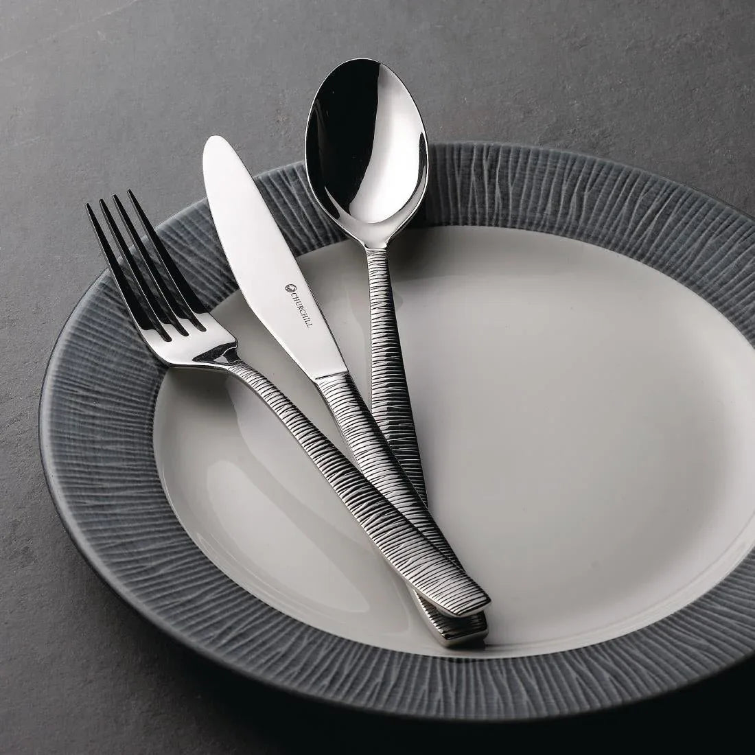 FA726 Churchill Bamboo Table Knives (Pack of 12) - JD Catering Equipment Solutions Ltd