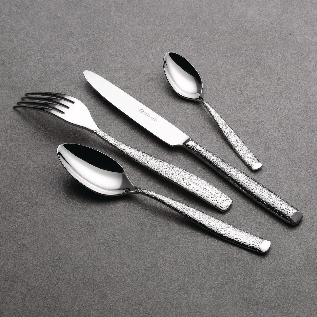 FA768 Churchill Raku Dessert Spoons (Pack of 12) JD Catering Equipment Solutions Ltd