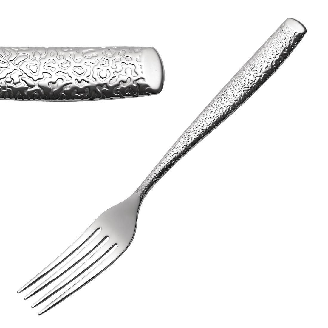 FA773 Churchill Raku Table Forks (Pack of 12) JD Catering Equipment Solutions Ltd