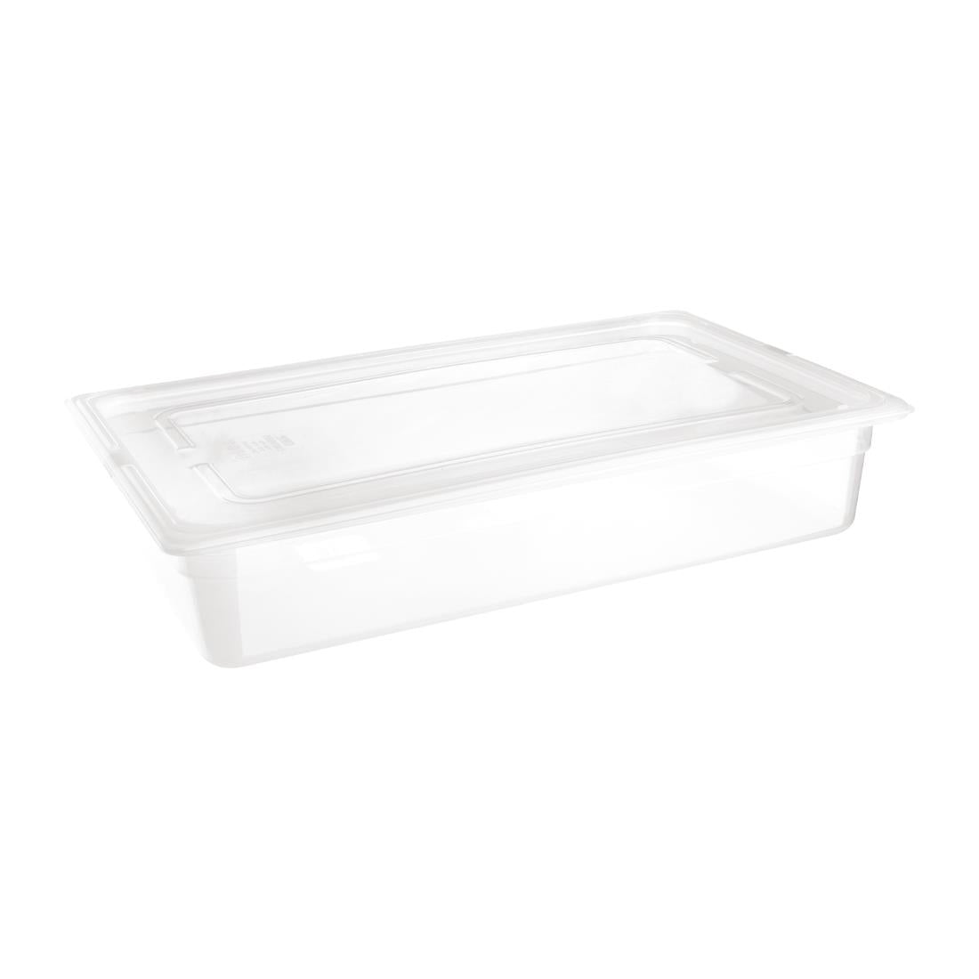 FA820 Nisbets Essentials Polypropylene 1/1 Gastronorm 100mm JD Catering Equipment Solutions Ltd