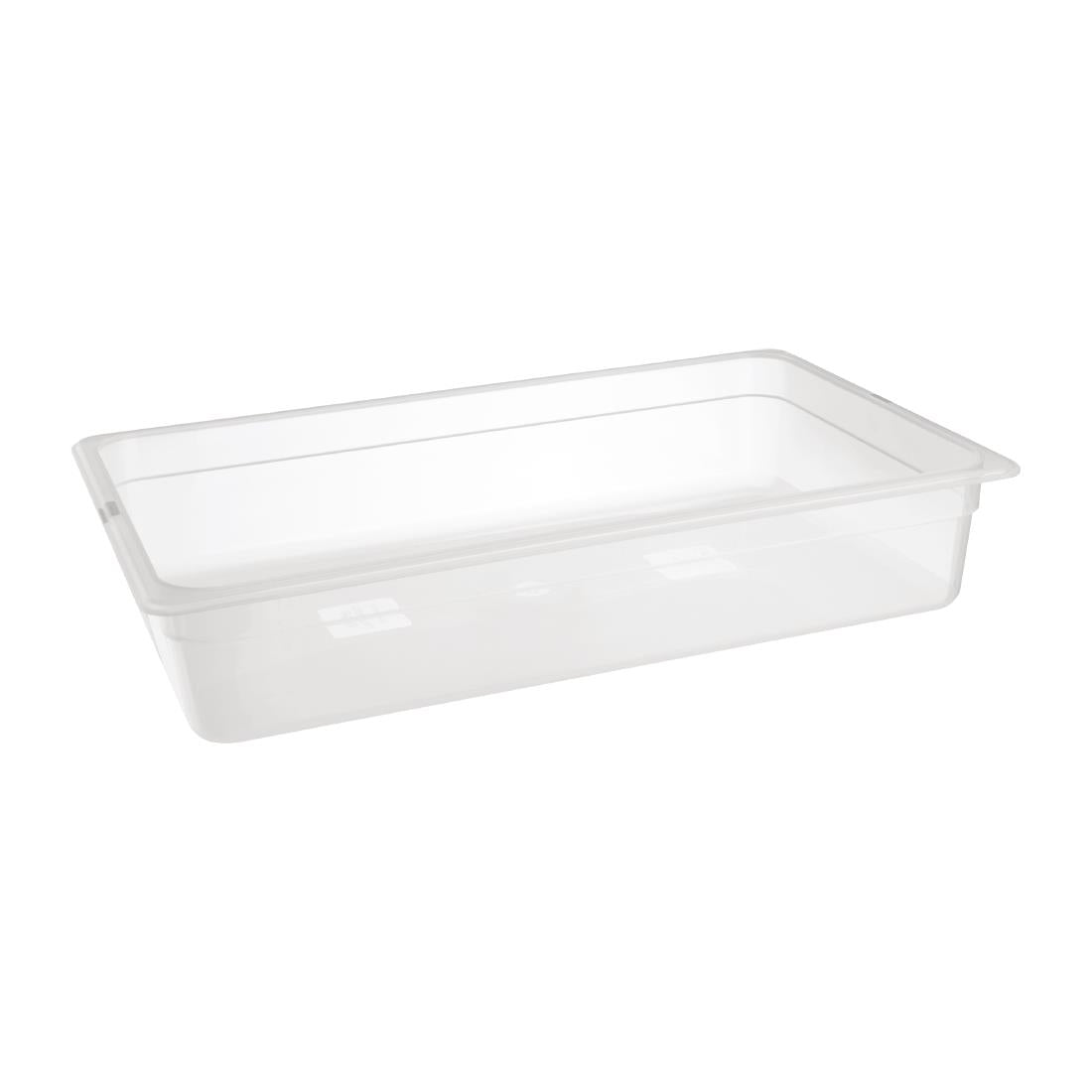 FA820 Nisbets Essentials Polypropylene 1/1 Gastronorm 100mm JD Catering Equipment Solutions Ltd