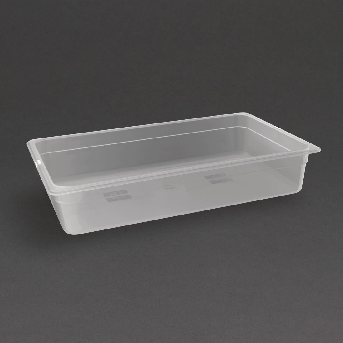 FA820 Nisbets Essentials Polypropylene 1/1 Gastronorm 100mm JD Catering Equipment Solutions Ltd