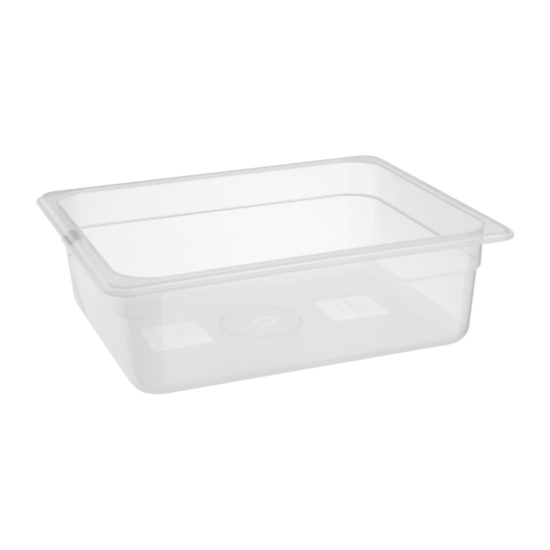 FA823 Nisbets Essentials Polypropylene 1/2 Gastronorm 100mm JD Catering Equipment Solutions Ltd
