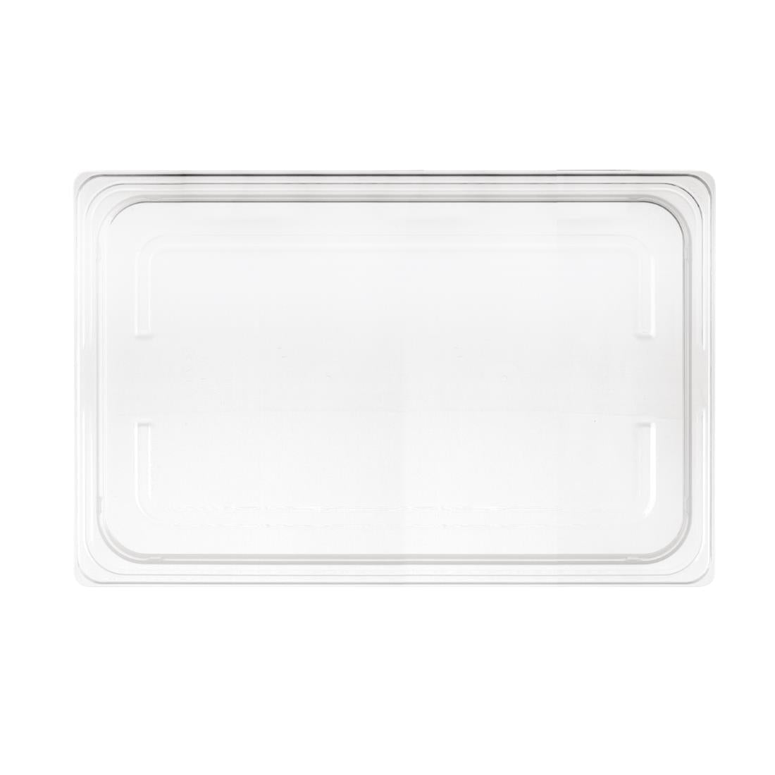 FA826 Nisbets Essentials Polypropylene 1/1 Gastronorm Lid Clear JD Catering Equipment Solutions Ltd