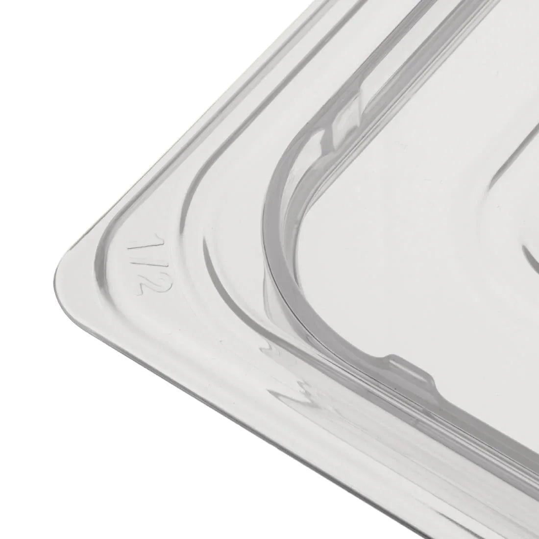 FA827 Nisbets Essentials Polypropylene 1/2 Gastronorm Lid Clear - JD Catering Equipment Solutions Ltd