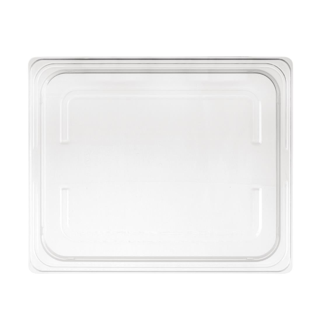 FA827 Nisbets Essentials Polypropylene 1/2 Gastronorm Lid Clear JD Catering Equipment Solutions Ltd