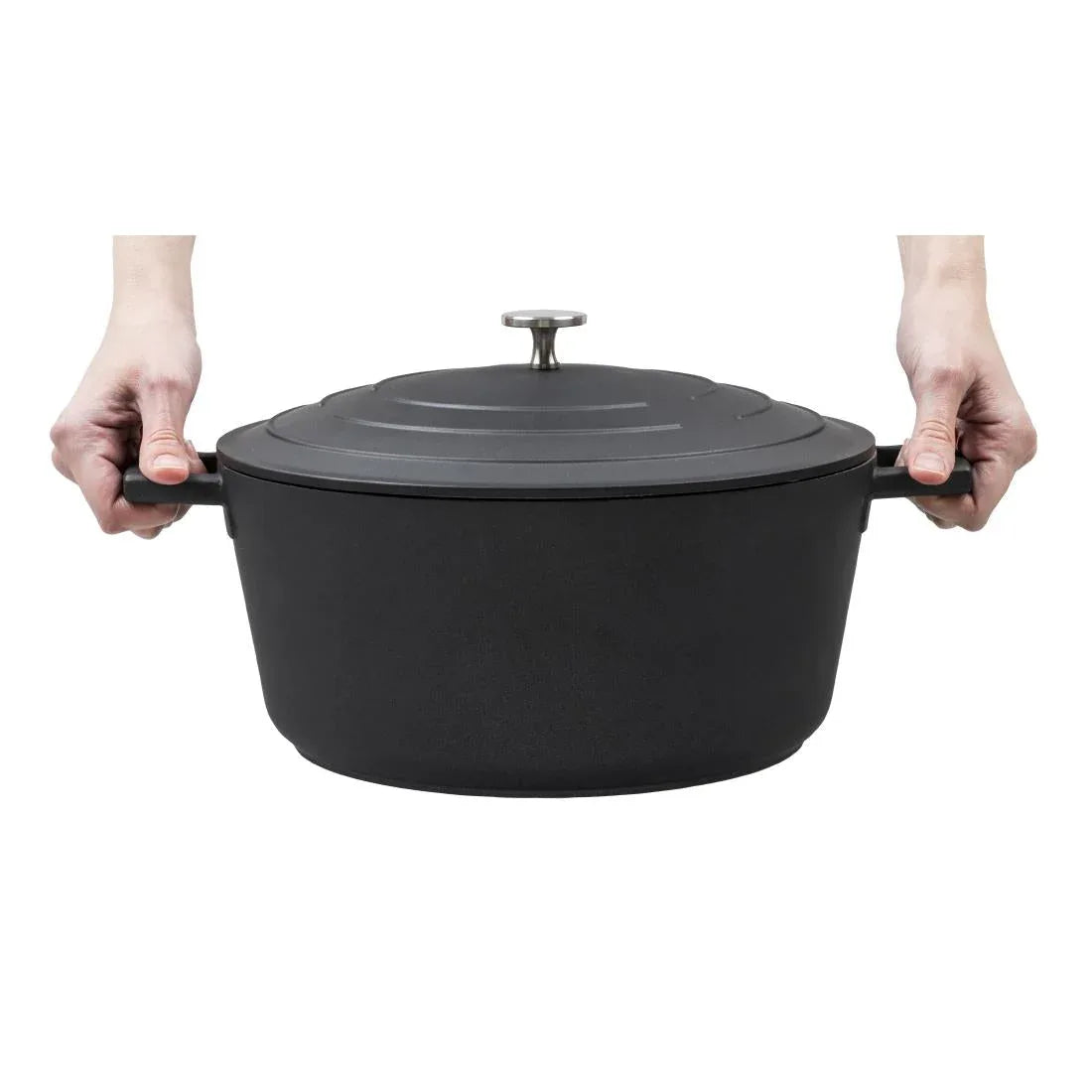 FA867 Masterclass Casserole Dish Shallow 5Ltr - JD Catering Equipment Solutions Ltd