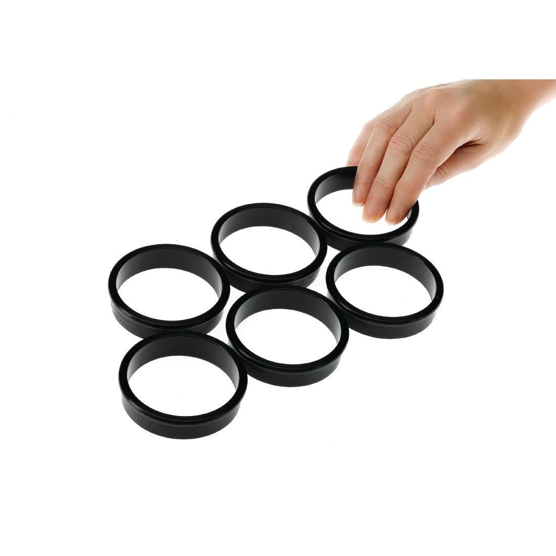 FA981 Matfer Bourgeat Exoglass Tart Ring 65mm JD Catering Equipment Solutions Ltd