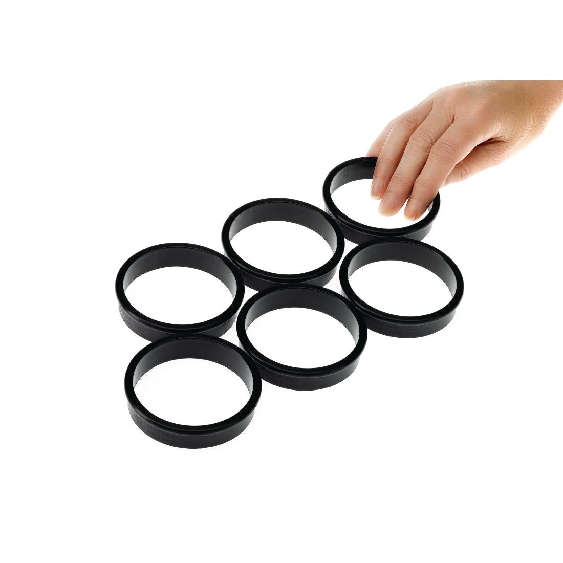 FA982 Matfer Bourgeat Exoglass Tart Ring 70mm JD Catering Equipment Solutions Ltd