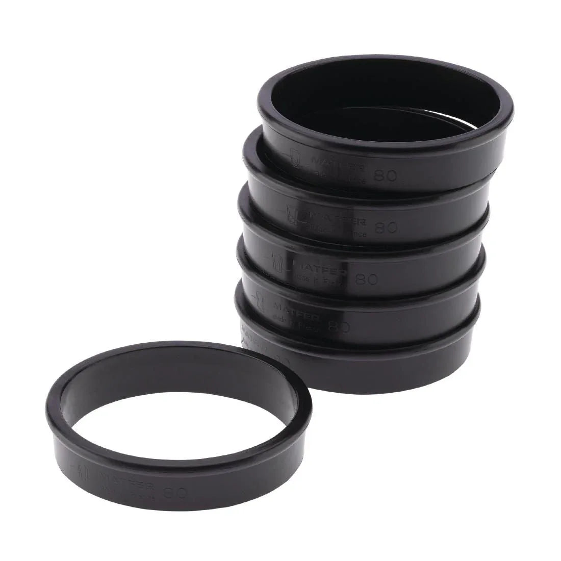 FA984 Matfer Bourgeat Exoglass Tart Ring 80mm - JD Catering Equipment Solutions Ltd