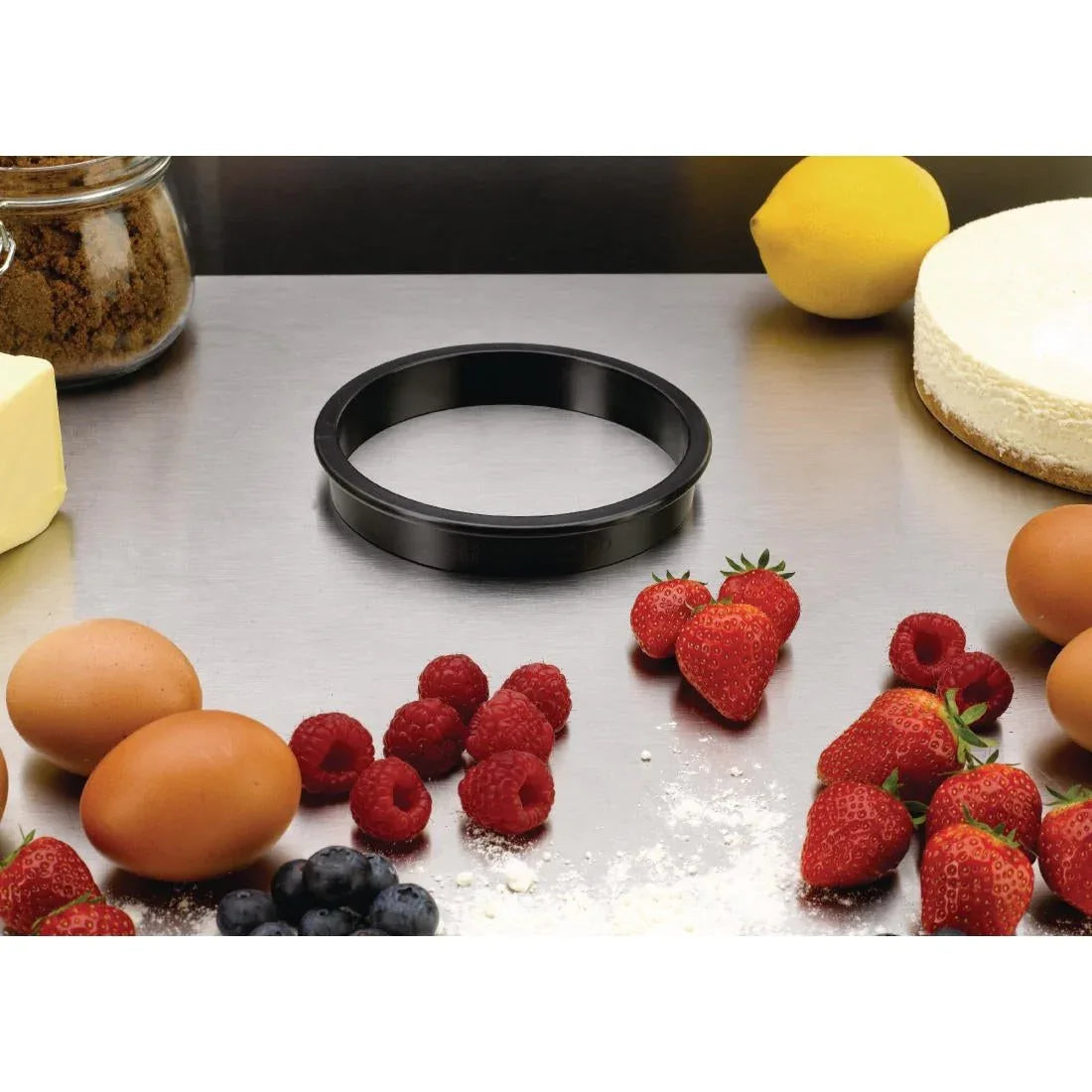 FA988 Matfer Bourgeat Exoglass Tart Ring 120mm - JD Catering Equipment Solutions Ltd